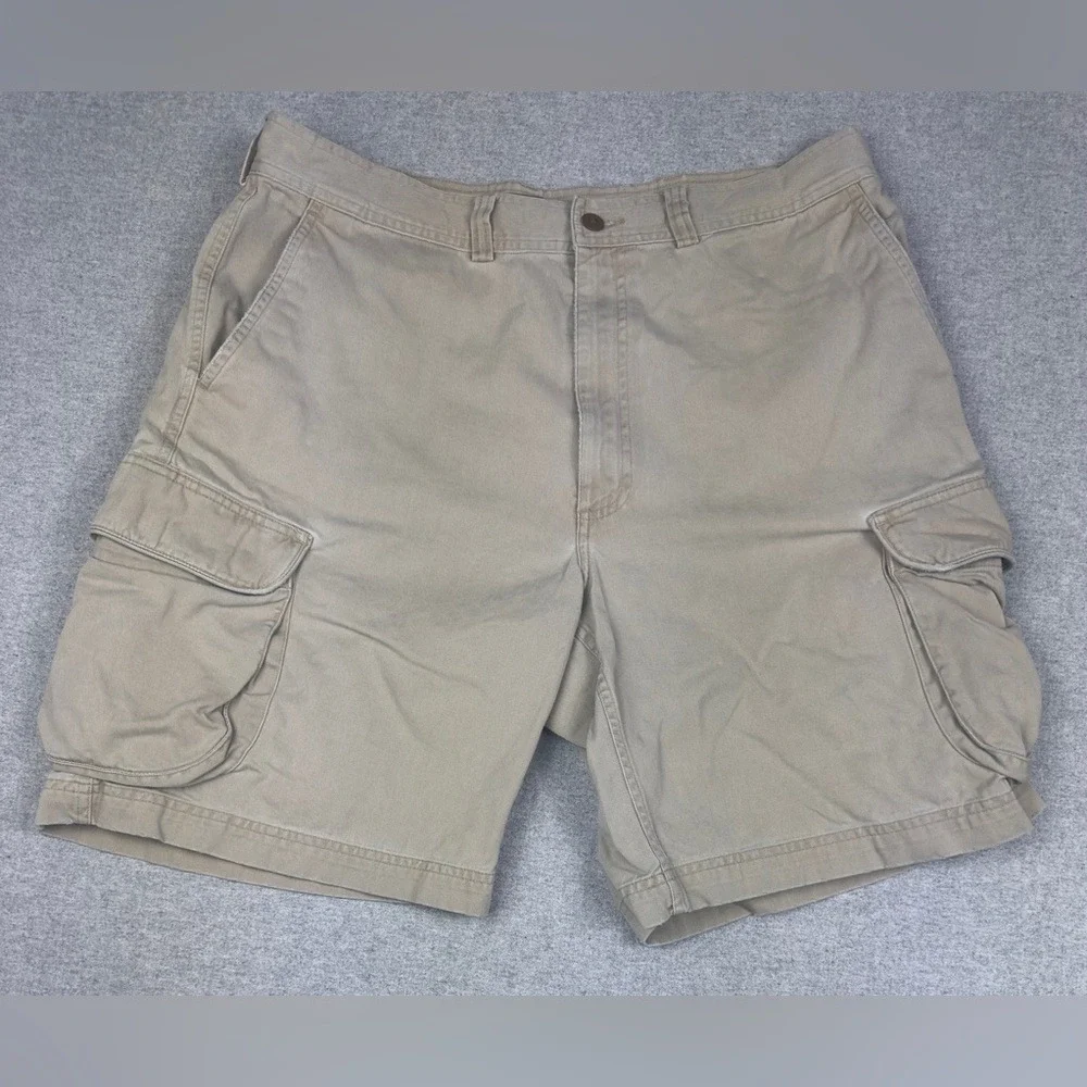 Vintage Polo Ralph Lauren 67 Chino Cargo Shorts Mens Size 36x Tan‎ Khaki Y2K 90s
